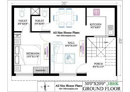600 Sqft House Plan 1bhk House
