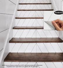 15 strips of stair riser vinyl decal