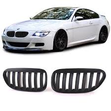 You should be able to get paint pencils of schwarz at the parts department of your local bmw dealer. Sport Kuhlergrill Frontgrill Nieren Grill Schwarz Matt Fur Bmw 6er E63 E64 04 10 Kaufen Bei Carparts Online Gmbh