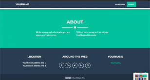 free html css personal