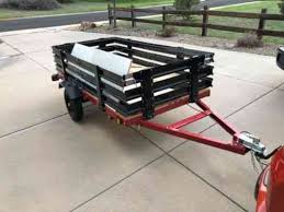 My thoughts on the hf utility trailer. Haul Master 4 X 8 Folding Utility Trailer With Removable Vans Suvs And Trucks Cars
