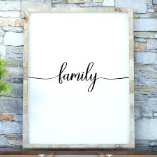 Family Printable Art Wall Decor