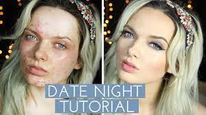 acne coverage date night make up