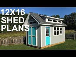 12x16 Shed Plans