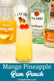 mango pineapple rum punch hawaiian