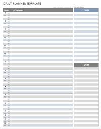 free printable daily calendar templates