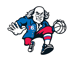 The logo portrays the patriotic nature of the united states, prominently featuring the colors red, blue and white. Philadelphia 76ers Logo Png Transparent Svg Vector Freebie Supply