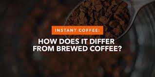 instant coffee vs brewed coffee joe