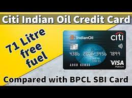 citi bank indian oil credit card