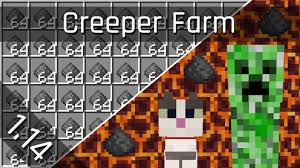 Creeper Gunpowder Farm Tutorial Minecraft 1 14 1 15 Java Edition
