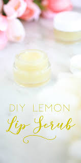 diy lemon lip scrub simply being mommy