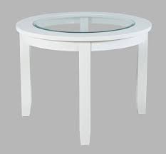 42 Inch Round White Dining Table