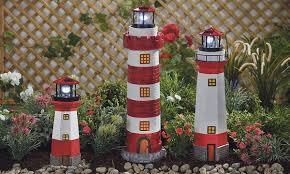 Solar Led Garden Lighthouse Groupon