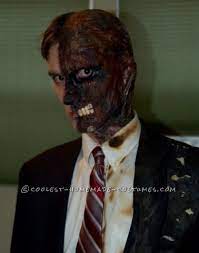 awesome two face homemade halloween costume