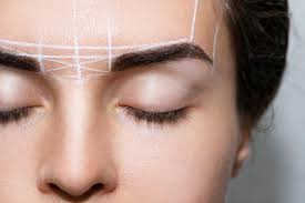 professional eyebrow mapping procedure