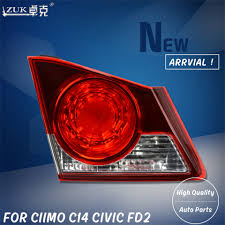 Us 35 79 15 Off Zuk Left Right Inner Tail Light Interior Tail Lamp For Honda Civic Fd1 Fd2 2006 2007 2008 2009 2010 2011 Ciimo C14 Rear Lights In