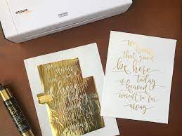 Diy gold foil art that we created for our master bedroom update, but i didn't realize just what a hit it would be with many of you fine folks as well! Diy Gold Foil For Signs And Invitations Handmade And Homegrown