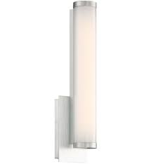 Lamps Com Modern Forms Ws W81612 Al Sabre Brushed Aluminum 12 Inch Led Bath Vanity Light