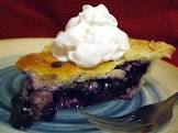 blueberry pie  10 inch