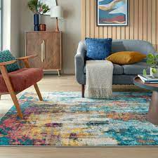 abstraction modern multi rug flair rugs