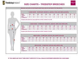 Scientific Tredstep Breeches Size Chart 2019