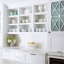 White Kitchen Open Shelves