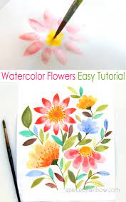 Paint Beautiful Watercolor Flowers In