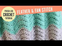 feather and fan crochet sch