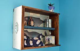 Upcycled Drawers Into A Handy Wall Unit