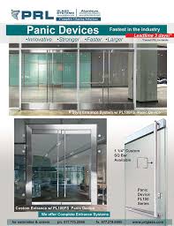 All Glass Panic Device Doors Expertly
