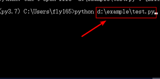 run python script in windows 10 command