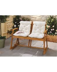 Bench Cushions For Our Wooden Love Seat