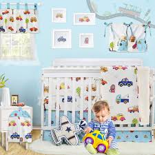 Crib Bedding Sets With Pers Vehicles