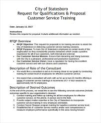 7 Customer Service Proposal Templates Free Sample Example