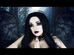 dark fallen angel halloween makeup