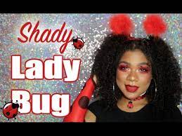 shady ladybug easy halloween makeup