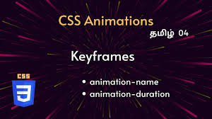 css animations keyframes tamil css
