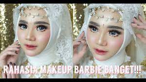 tutorial makeup pengantin barbie banget