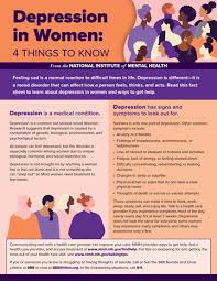 depression in women 4 things to know