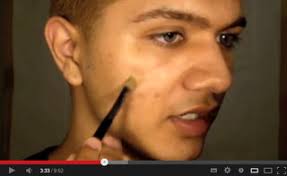 makeup tutorial for men to cover dark