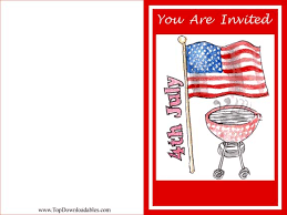 Free Printable 4th Of July Party Invitation Templates