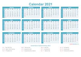 Here are the 2021 printable calendars 2021 Calendar With Holidays Printable Word Pdf Free Printable 2021 Monthly Calendar With Holidays