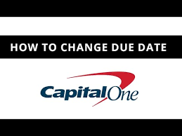 capital one how to change due date