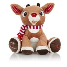 Does someone in the family have a new bundle of joy? Amazon Com Rudolph The Red Nosed Reindeer Baby S First Christmas Plush With Music And Lights 8 Inches Baby