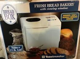 Best toastmaster bread machine from toastmaster bread maker machine lid 1154 1195 use and care guide recipe book bread box plus bread maker 1148x (65 pages). Toastmaster Bread Box For Sale In Stock Ebay