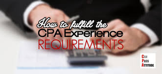 us cpa experience requirements how to