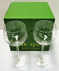 kate spade wine glass set of 2 larabee