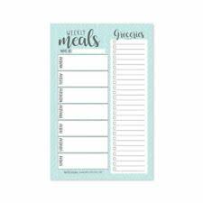 Shopping Grocery List Organizer Compact Kitchen Magnetic Planner