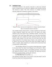 shear force in beam 1 0 objectives