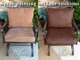 spray painting outdoor cushions